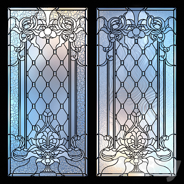 Stained glass window 3ds Max - thumbnail 1