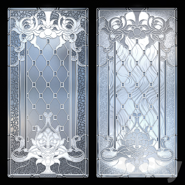 Stained glass window 3ds Max - thumbnail 2