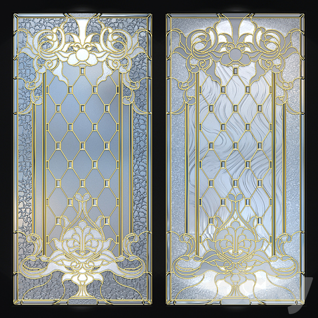 Stained glass window 3ds Max - thumbnail 3