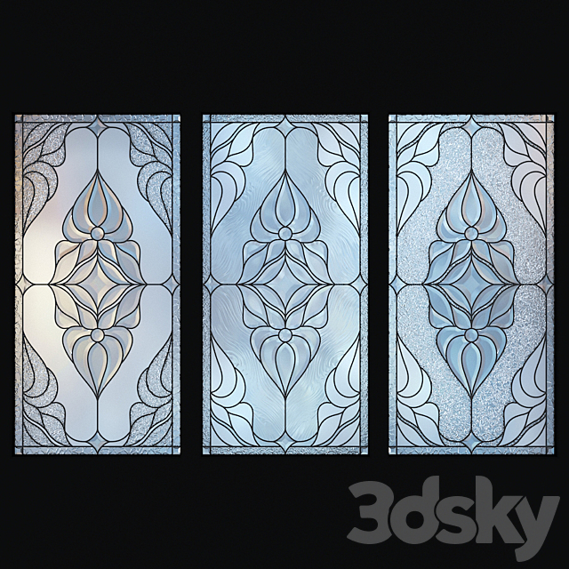 Stained glass window 3ds Max - thumbnail 1