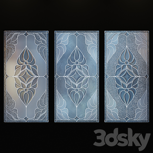 Stained glass window 3ds Max - thumbnail 2