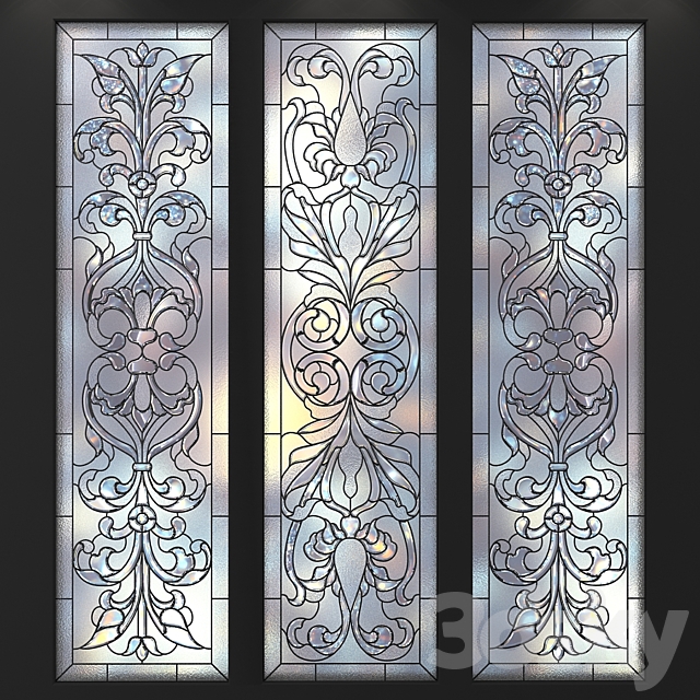 stained-glass window 3DS Max Model - thumbnail 2