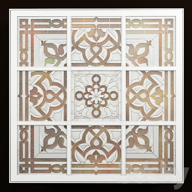 stained-glass window 3DS Max Model - thumbnail 2