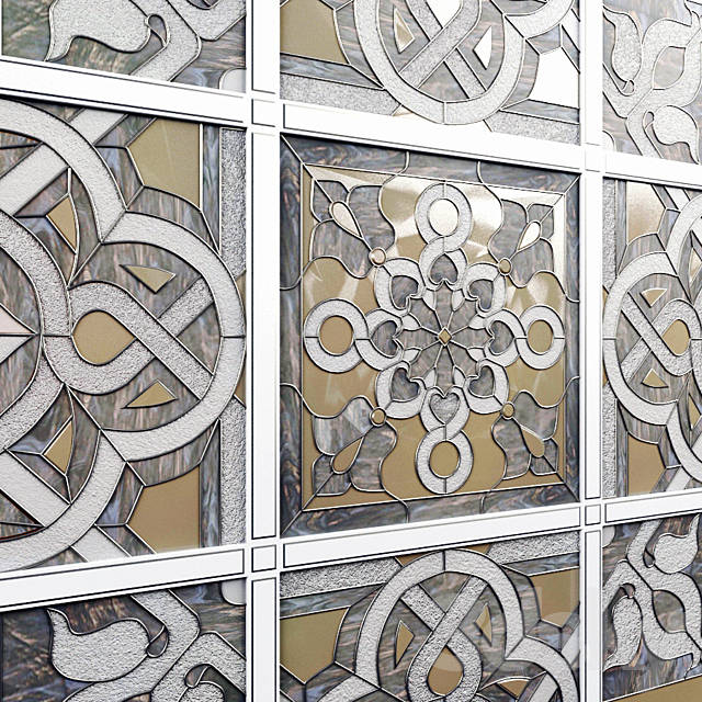 stained-glass window 3DS Max Model - thumbnail 3