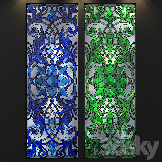 stained-glass window 3DSMax File - thumbnail 1