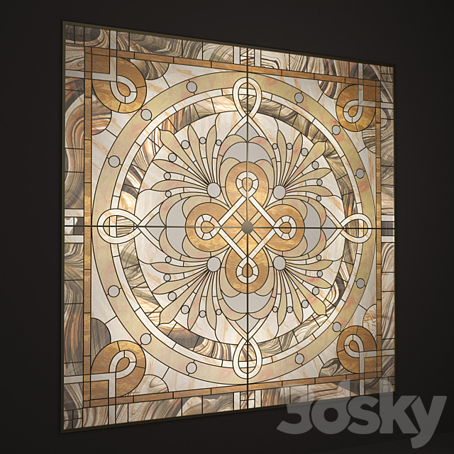 stained square 3DSMax File - thumbnail 1