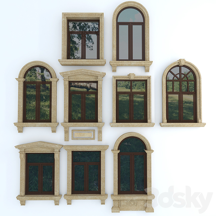 Trim window frames 3DS Max - thumbnail 1