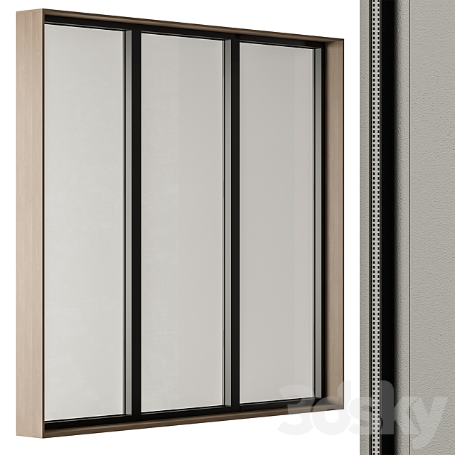 White Frame – Windows Set 19 3DS Max Model - thumbnail 5