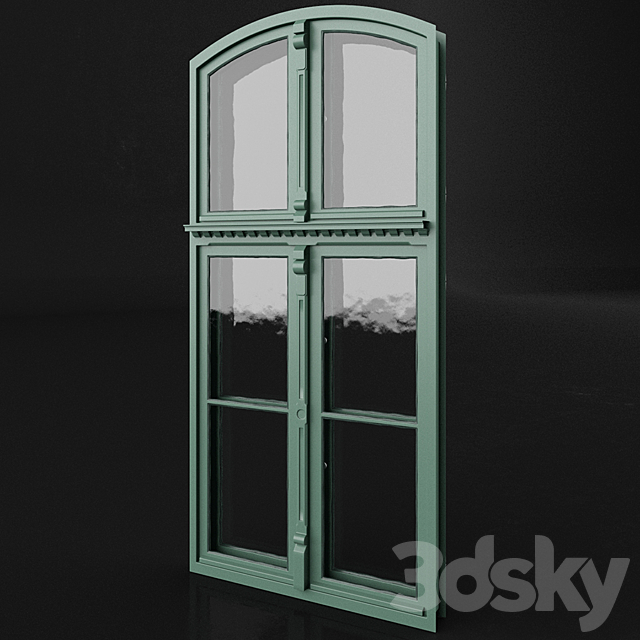 Window classic reconditioned 3DSMax File - thumbnail 1
