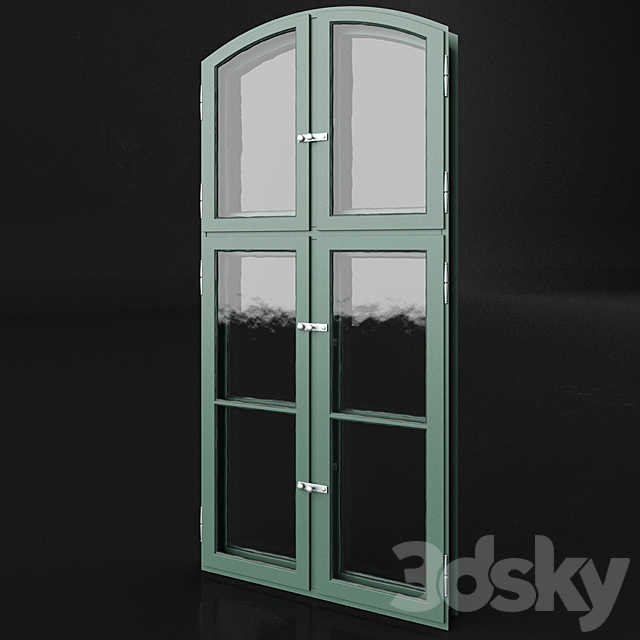 Window classic reconditioned 3DSMax File - thumbnail 2