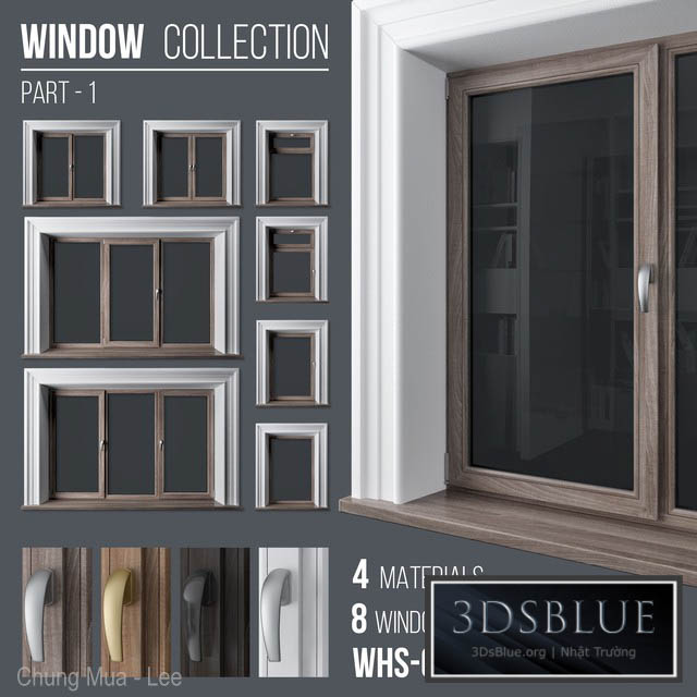 Window Collection Part 1 3DS Max - thumbnail 3