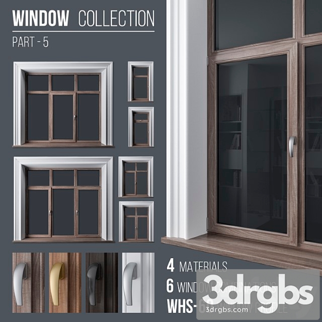 Window collection part 5 3dsmax Download - thumbnail 1