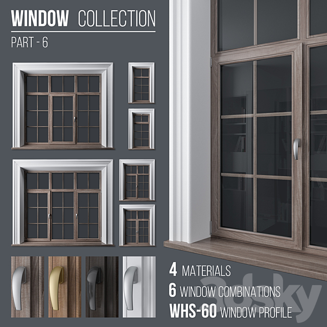 Window Collection Part 6 3ds Max - thumbnail 1