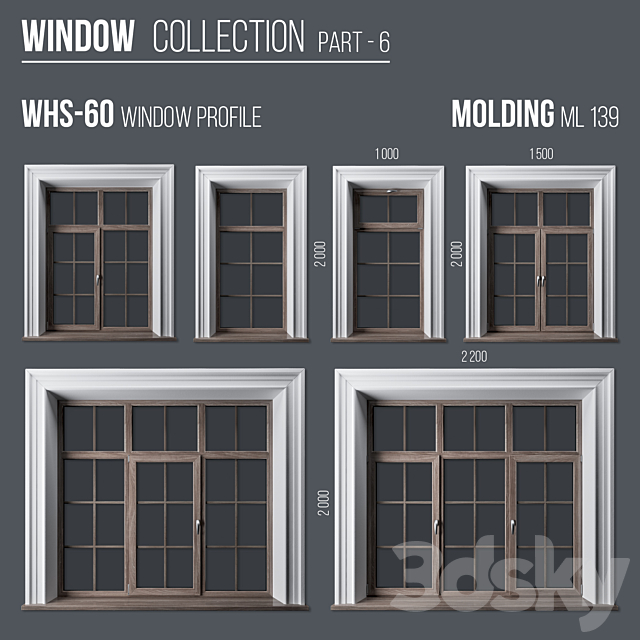 Window Collection Part 6 3ds Max - thumbnail 2