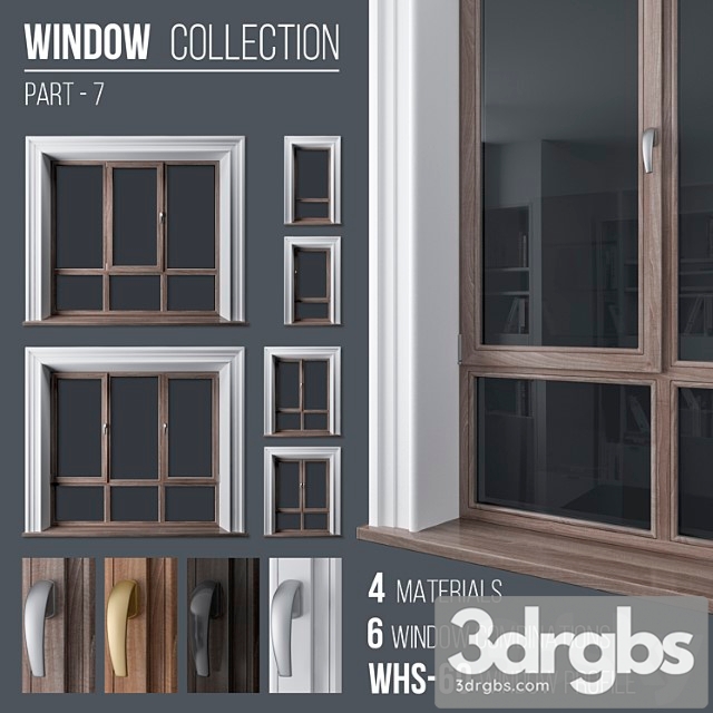 Window collection part 7 3dsmax Download - thumbnail 1