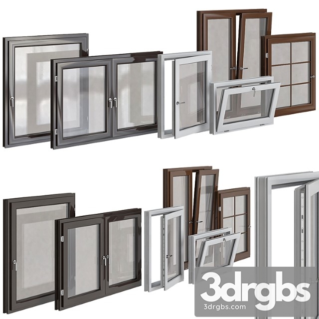 Window collections 4 3dsmax Download - thumbnail 1