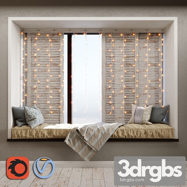 Window decoration 1 3dsmax Download - thumbnail 1