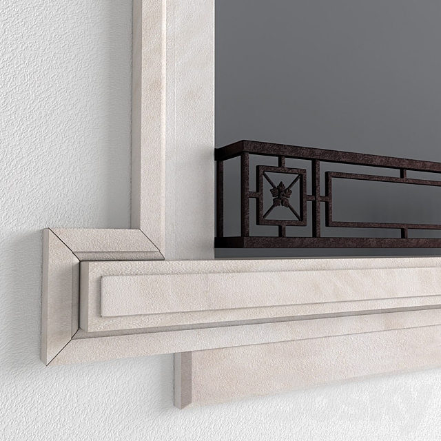 Window frame 3DS Max Model - thumbnail 3