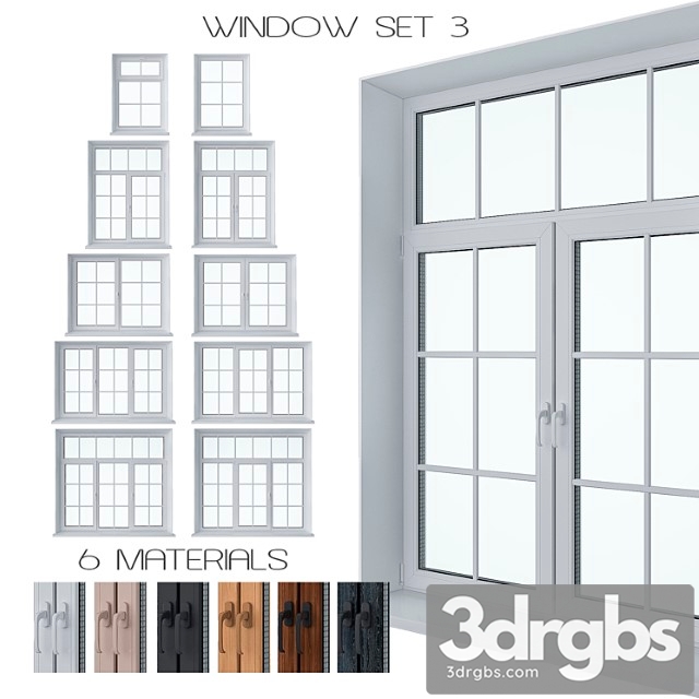 Window set 3 3dsmax Download - thumbnail 1