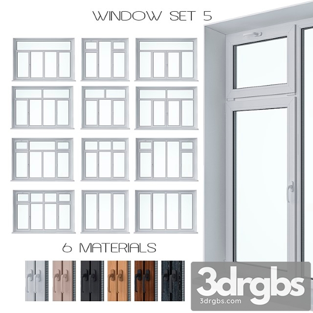 Window set 5 3dsmax Download - thumbnail 1