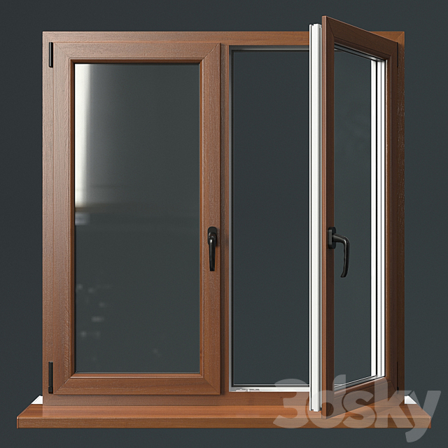 Window set Rehau 3DS Max Model - thumbnail 2