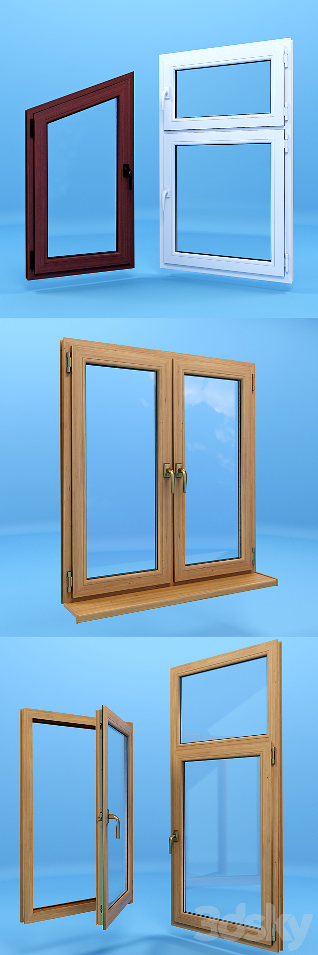 Windows collection 3DS Max Model - thumbnail 2