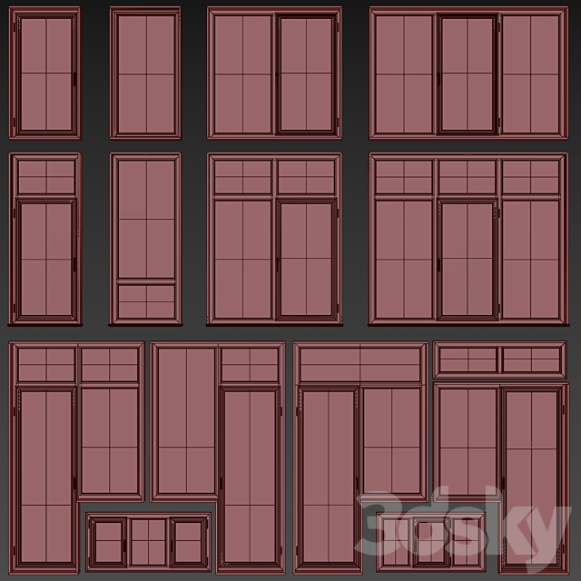 Windows interior_exterior 3DS Max Model - thumbnail 6