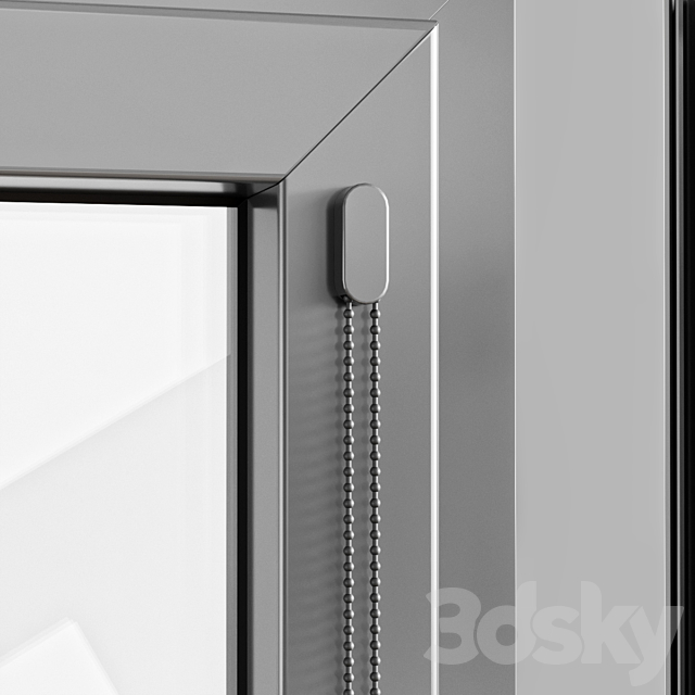 Windows with built-in blinds Finstral 3DS Max Model - thumbnail 4