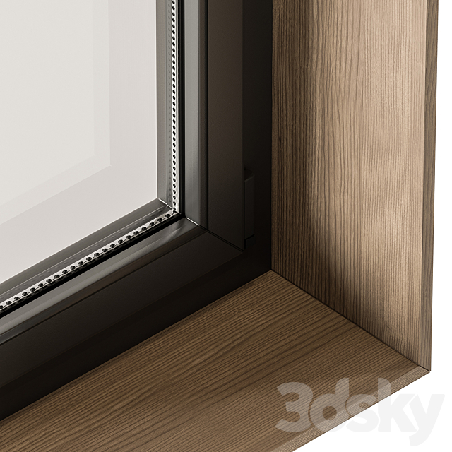 Wood Frame – Windows Set 23 3DS Max Model - thumbnail 5