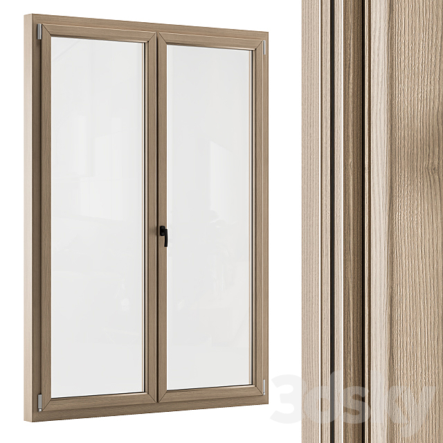 Wooden Window Modern – Windows Set 01 3DSMax File - thumbnail 3