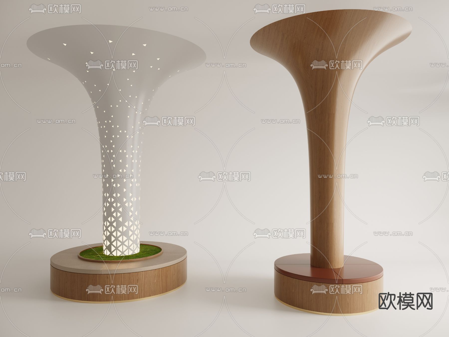 PILLAR 3D MODELS – VRAY / CORONA – 3D MODEL – 504 - thumbnail 1