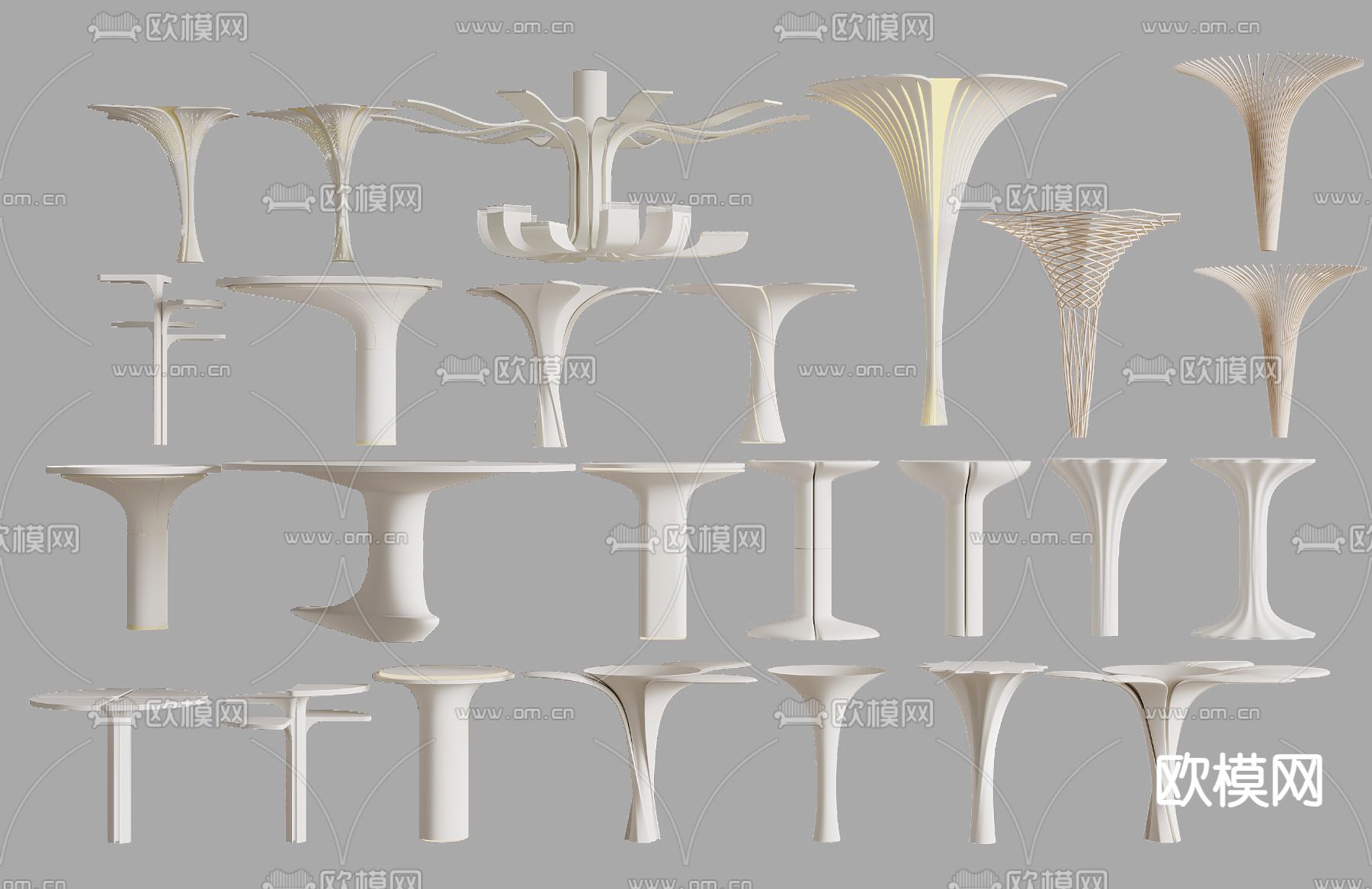 PILLAR 3D MODELS – VRAY / CORONA – 3D MODEL – 569 - thumbnail 1