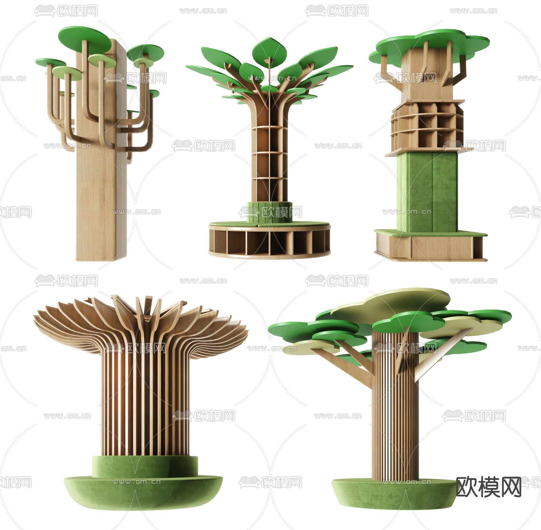 PILLAR 3D MODELS – VRAY / CORONA – 3D MODEL – 573 - thumbnail 1