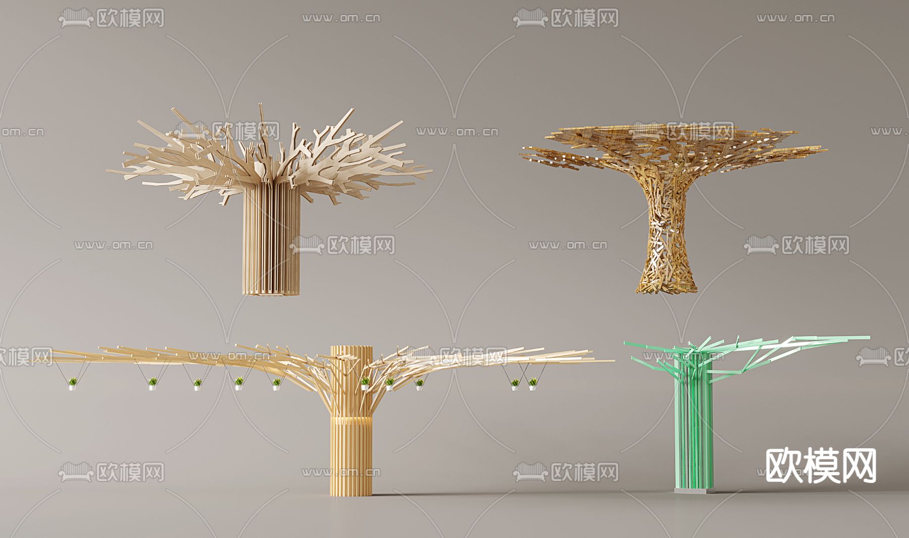 PILLAR 3D MODELS – VRAY / CORONA – 3D MODEL – 575 - thumbnail 1