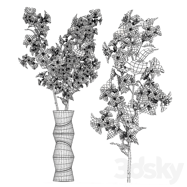 A branch of jasmine 3DSMax File - thumbnail 2