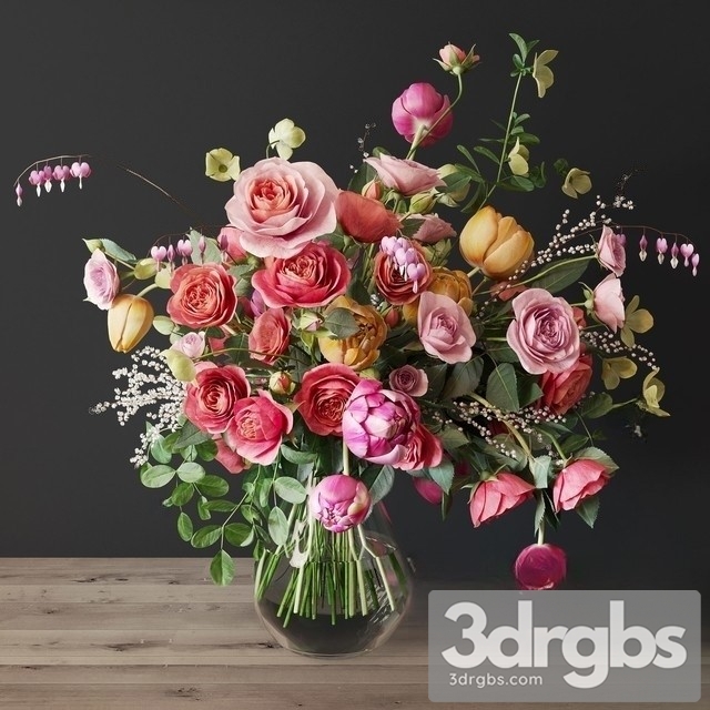 Assorted Bouquet 3dsmax Download - thumbnail 1