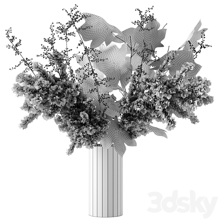 Autumn bouquet 3DS Max - thumbnail 2