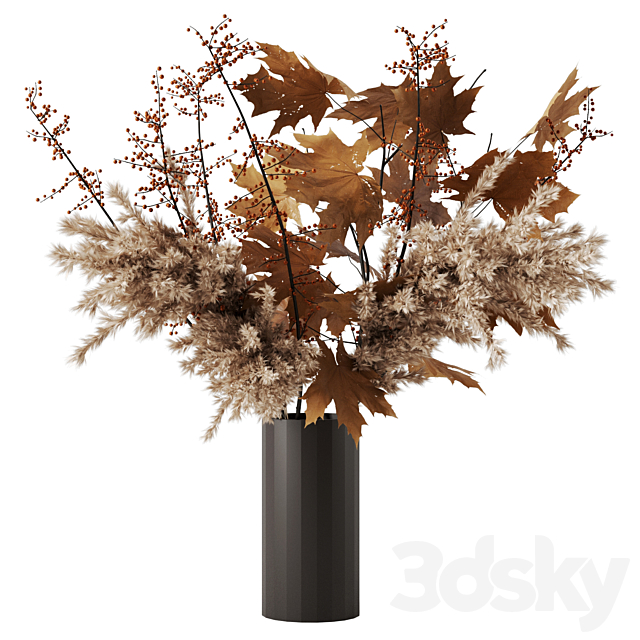 Autumn bouquet 3DS Max Model - thumbnail 1