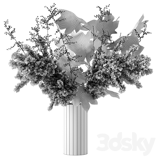 Autumn bouquet 3DS Max Model - thumbnail 2