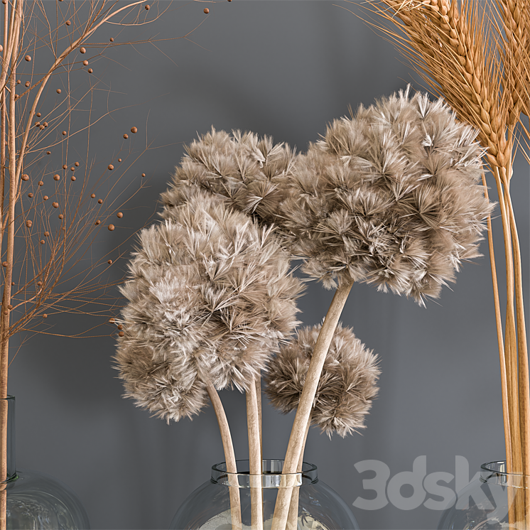 Autumn Bouquets 3DS Max - thumbnail 2