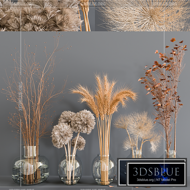 Autumn Bouquets 3DS Max - thumbnail 3