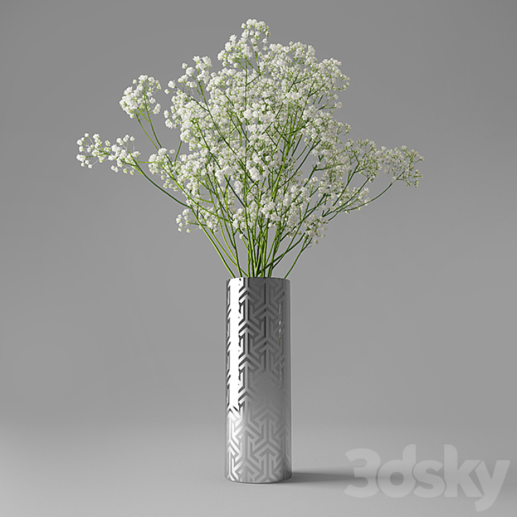 Baby&Breath Flower 3DS Max - thumbnail 1