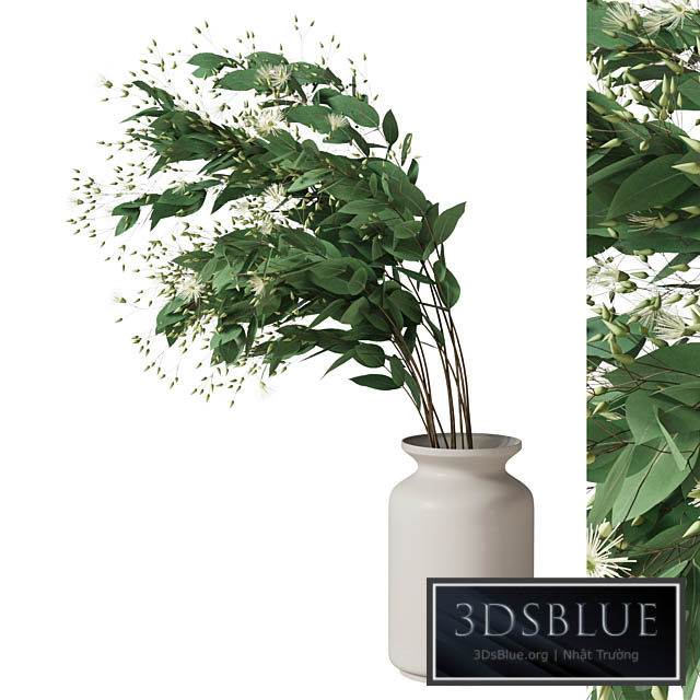 Boquet eucalyptus 3DS Max - thumbnail 3