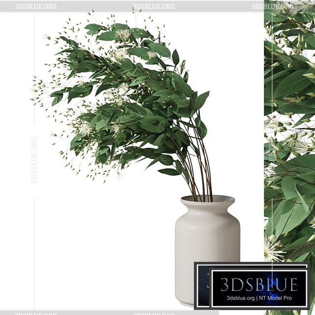 Boquet eucalyptus 3DS Max - thumbnail 3