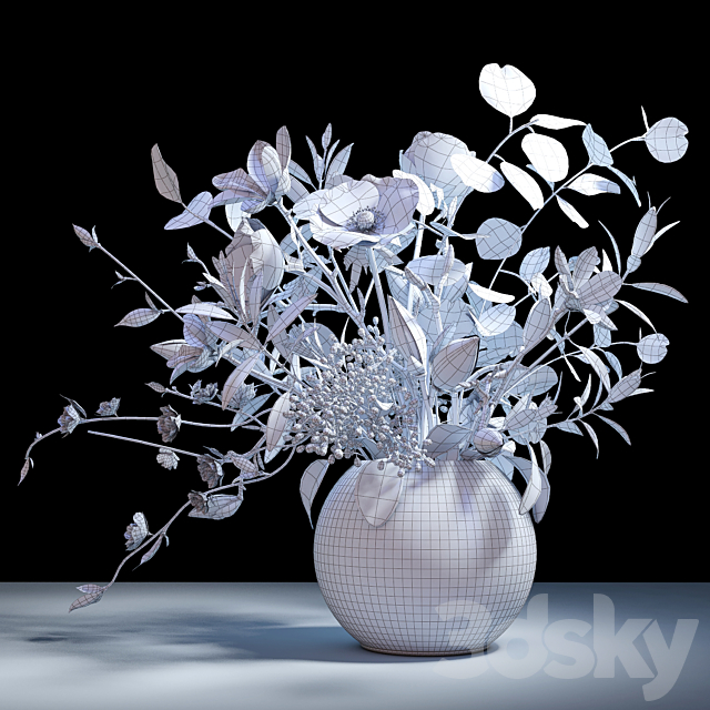 Bouquet 04 3DSMax File - thumbnail 3