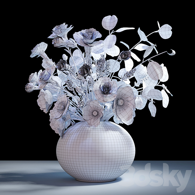 Bouquet 05 3DSMax File - thumbnail 3