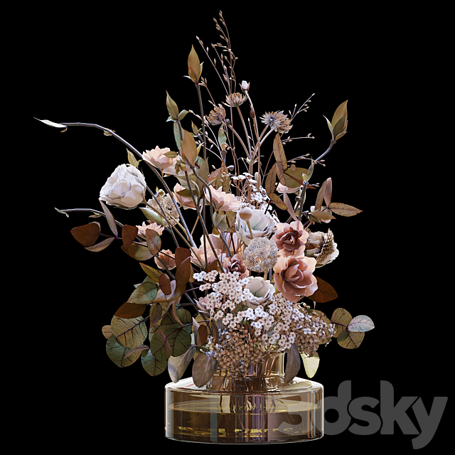 Bouquet 06 3DS Max Model - thumbnail 2