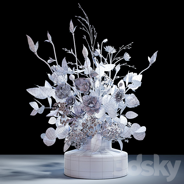 Bouquet 06 3DS Max Model - thumbnail 3