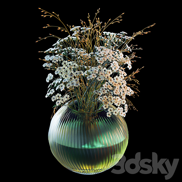 Bouquet 08 3DS Max Model - thumbnail 4