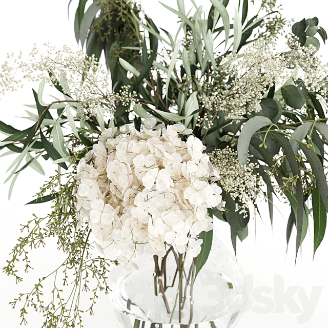 Bouquet 09 3DS Max Model - thumbnail 2